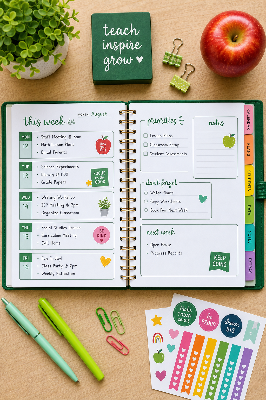 Teacher Planner & Classroom Organizer